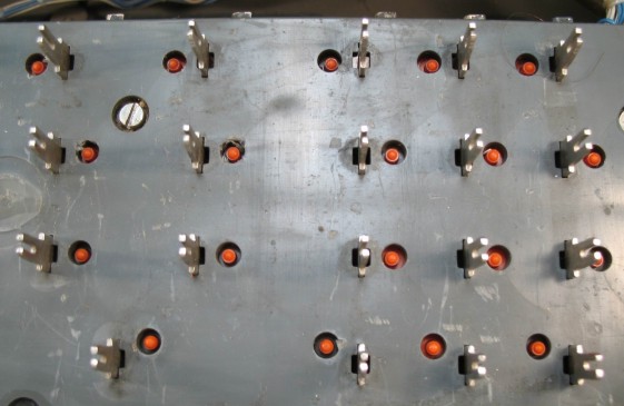 A normal keyboard machanism carrier, click image for a larger version. ©2011 Serge Devidts