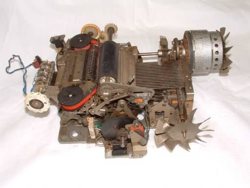 Printer mechanism side before restoration, click image for a larger version