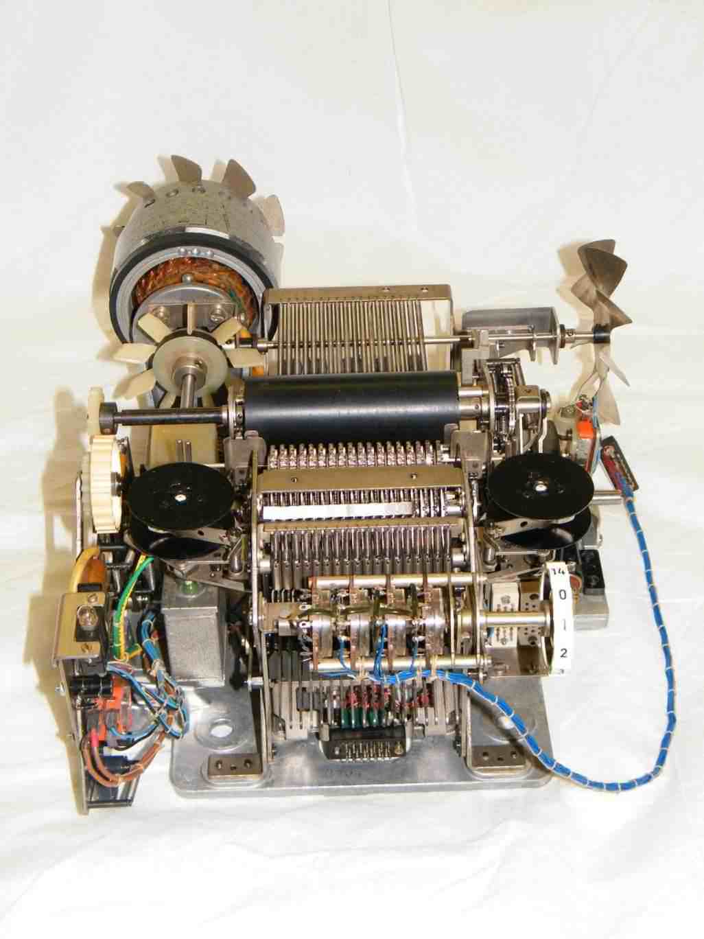 Printer mechanism side after restoration, click image for a larger version